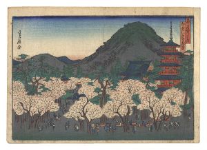 貞信初代「都名所之内　御室仁和寺花盛」