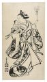 Standing ｗoman with a baby in ......