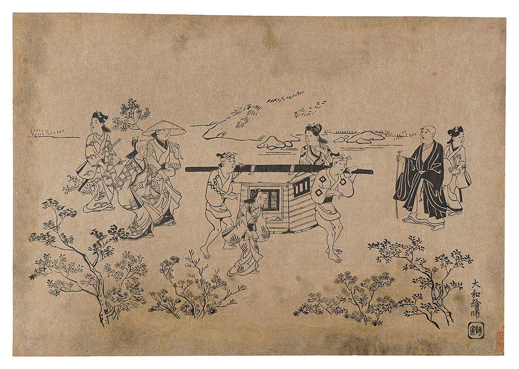 師宣「上野花見の躰　八【復刻版】」