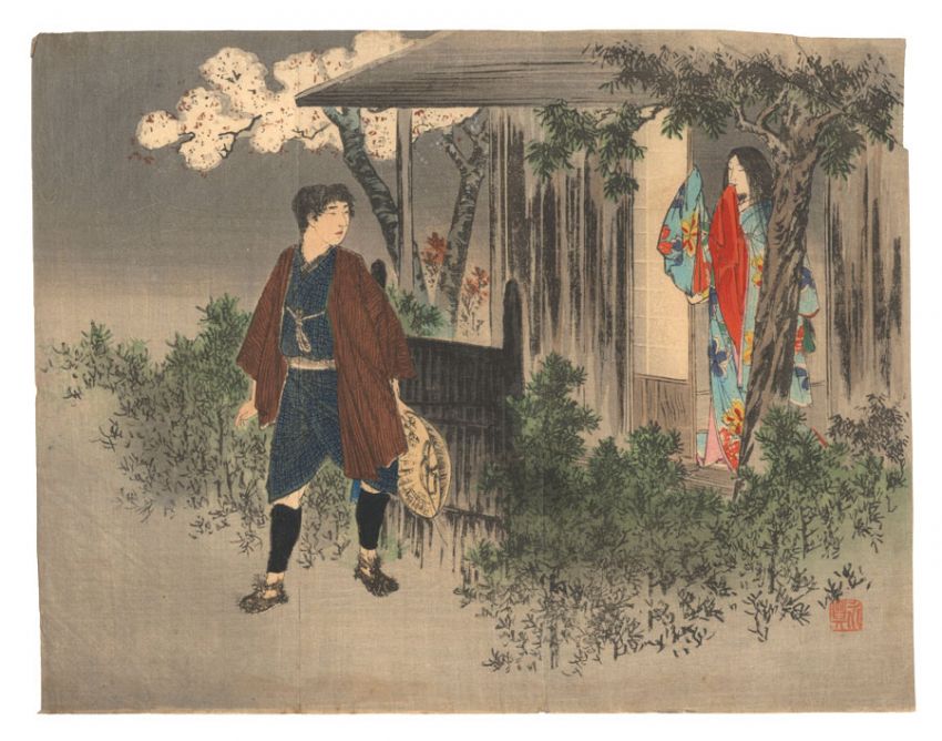 武内桂舟「木版口絵」