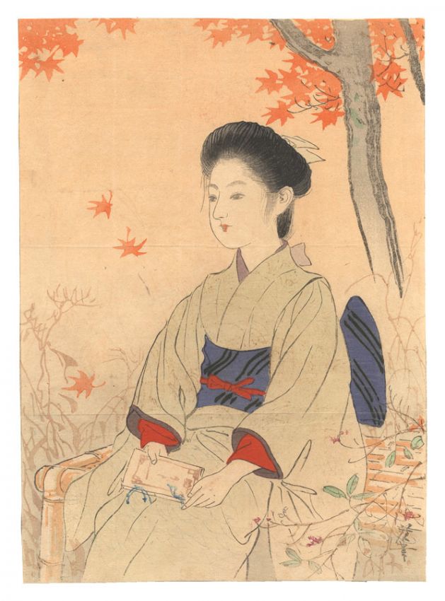 寺崎広業「木版口絵」