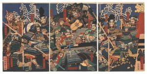 羽柴久吉公陣幕武将図