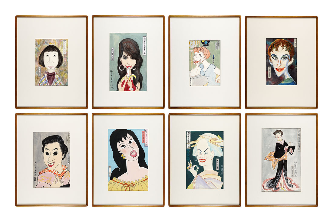 Yokoyama Taizo , Kato Yoshiro Yokoyama , Ryuichi Okabe Fuyuhiko , Nemoto Susumu and other artists “Seven Charming Girls of the Present Day”