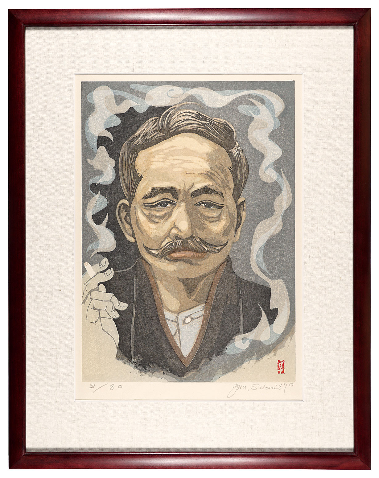 Sekino Junichiro “Portrait of Natsume Soseki”