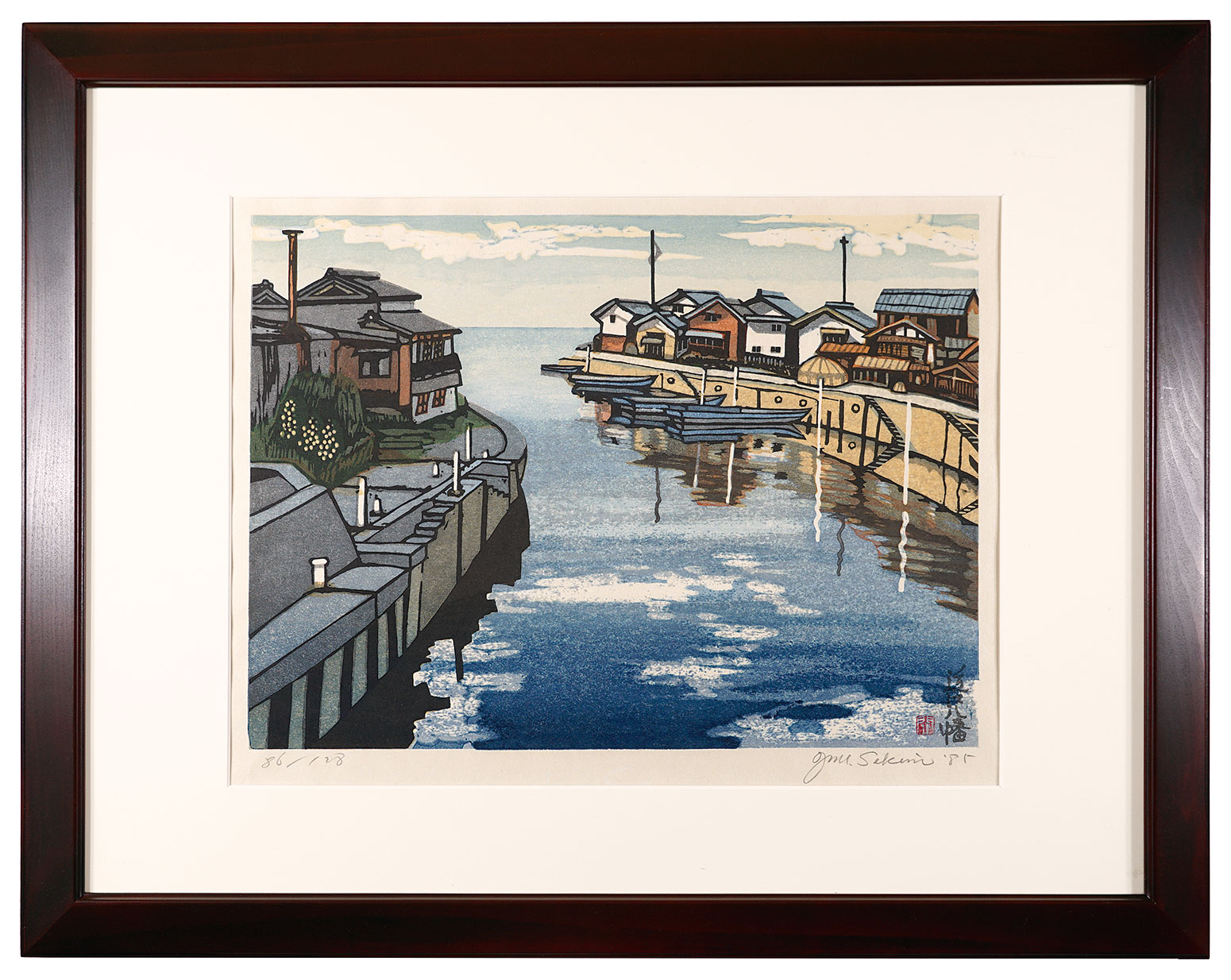 Sekino Junichiro “Lake Biwa, Omi Hachiman”