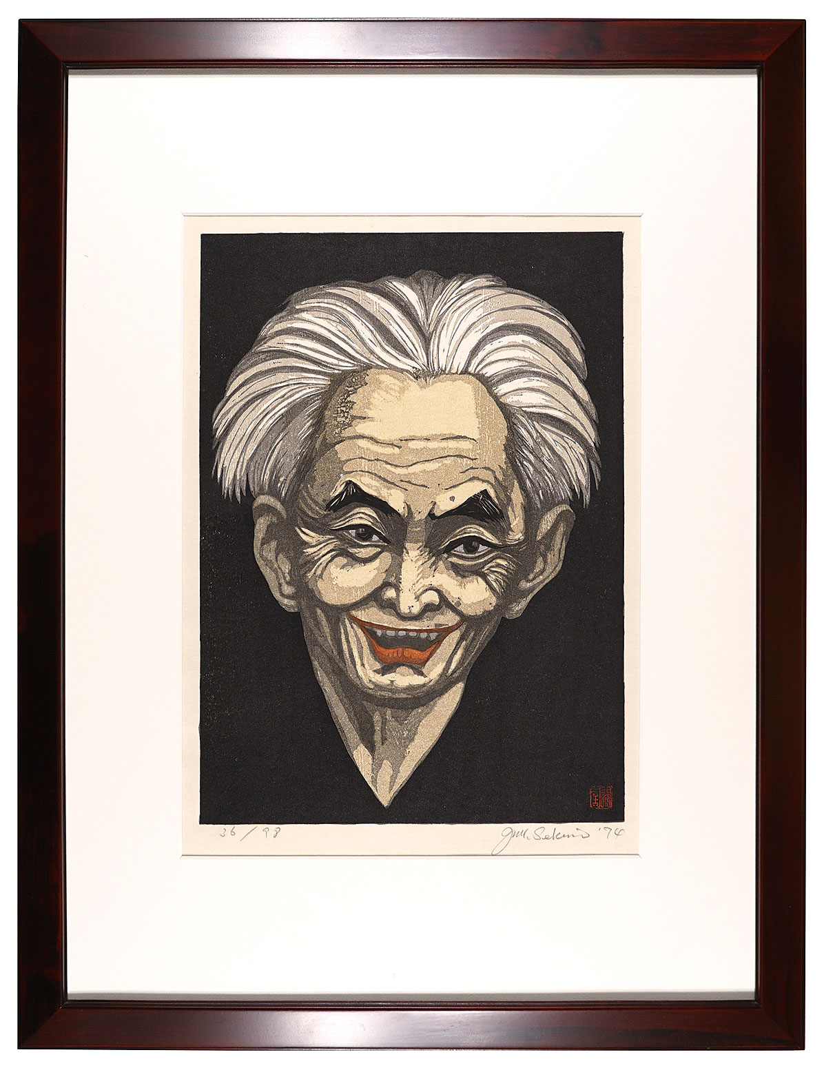 Sekino Junichiro “Portrait of Kawabata Yasunari”