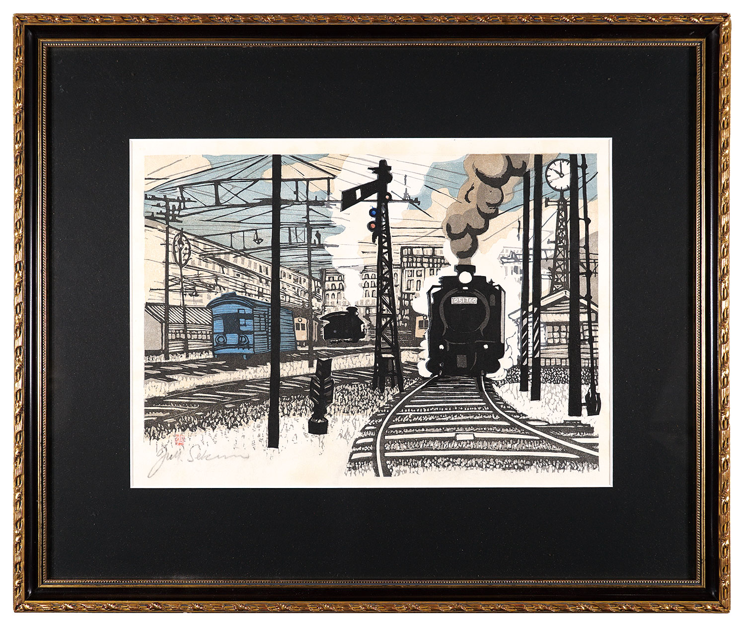 Sekino Junichiro “The Fifty-three Stations of the Tokaido / Hodogaya”