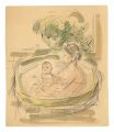 Mother and Child Bathing (tent......