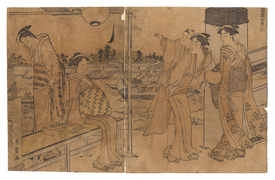 歌麿「風涼四季遊」