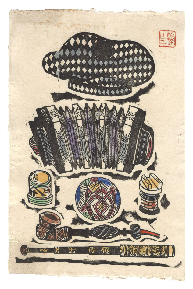 Kawakami Sumio “Beret, Accordion, Toys”