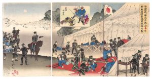 日露戦争大日本赤十字野戦病院負傷者救療の図
