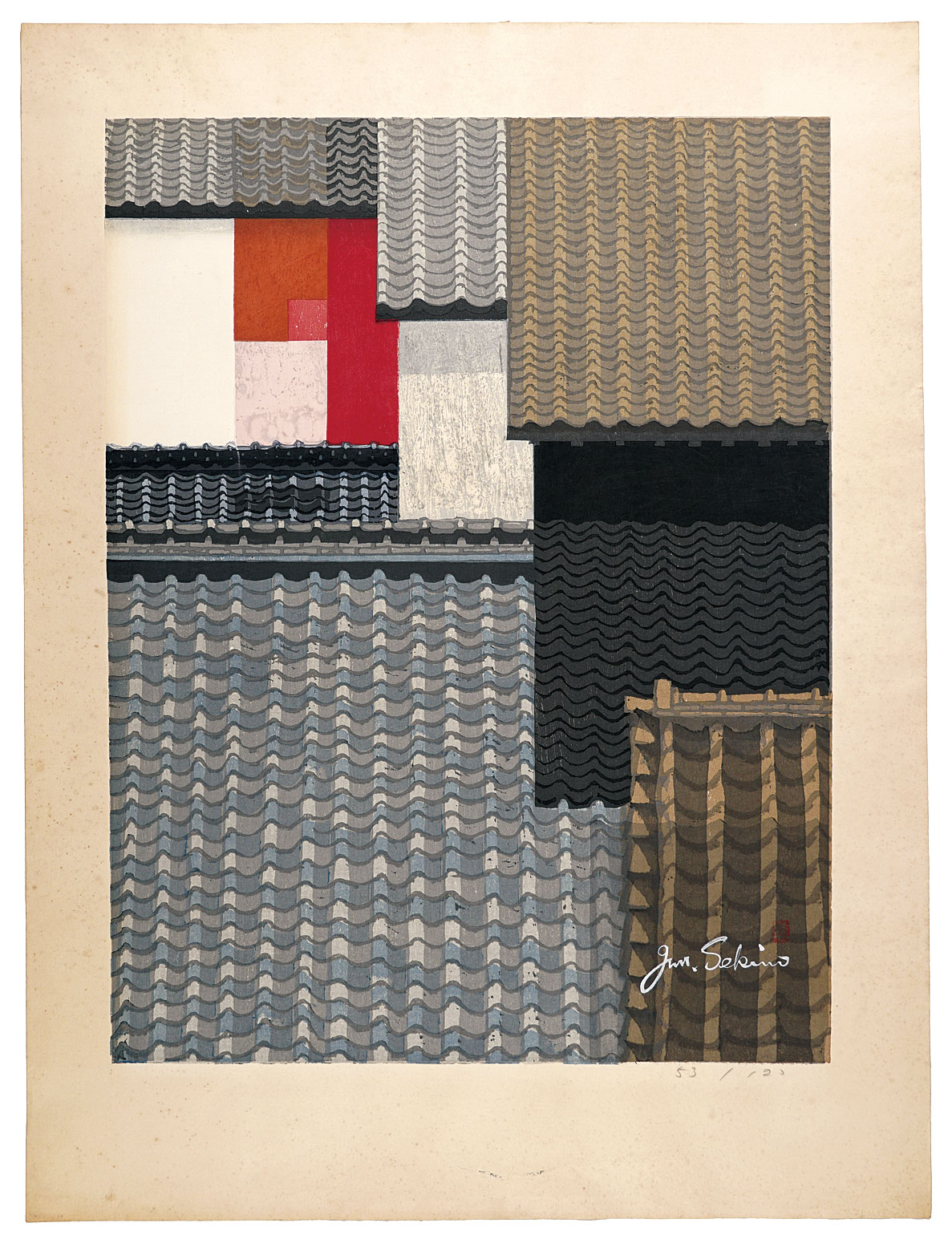 Sekino Junichiro “Roofs in the Chukyo Region”