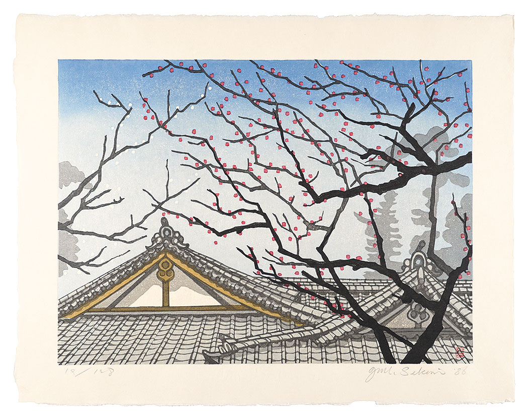 Sekino Junichiro “Eight Views of Chofu / Fuda Tenjin Shrine”