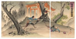 日本軍鴨緑江附近誉偵察