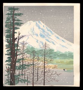 Tokuriki Tomikichiro / Snow at Mount Fuji (tentative title)