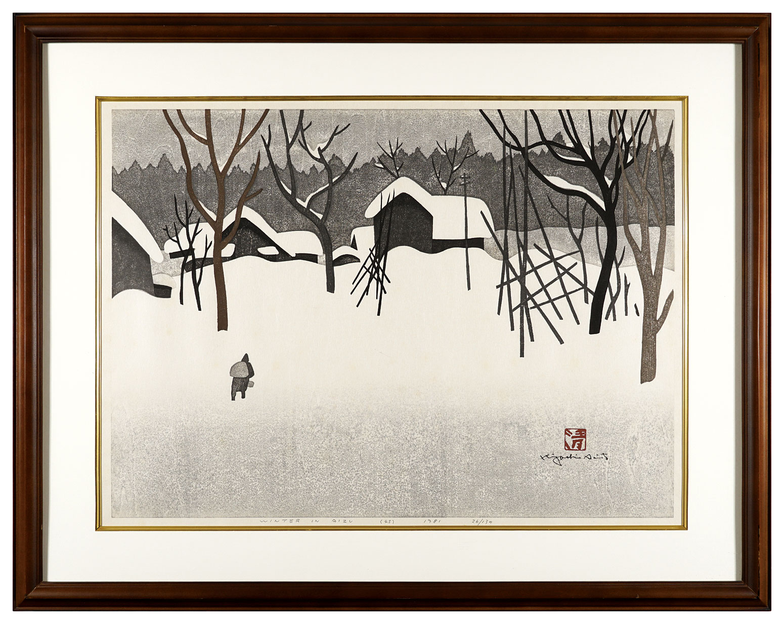 Saito Kiyoshi “Winter in Aizu (45)”