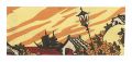 Woodblock-printed Envelope