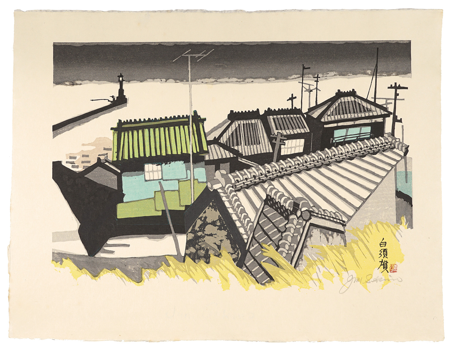 Sekino Junichiro “The Fifty-three Stations of the Tokaido / Shirasuka”