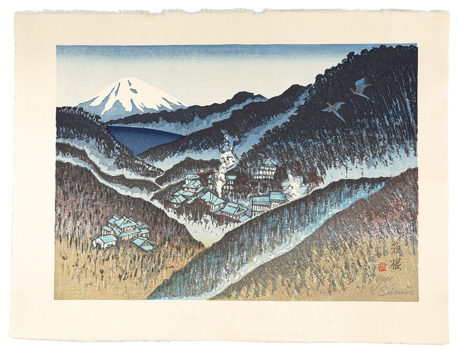 Sekino Junichiro “The Fifty-three Stations of the Tokaido / Hakone”