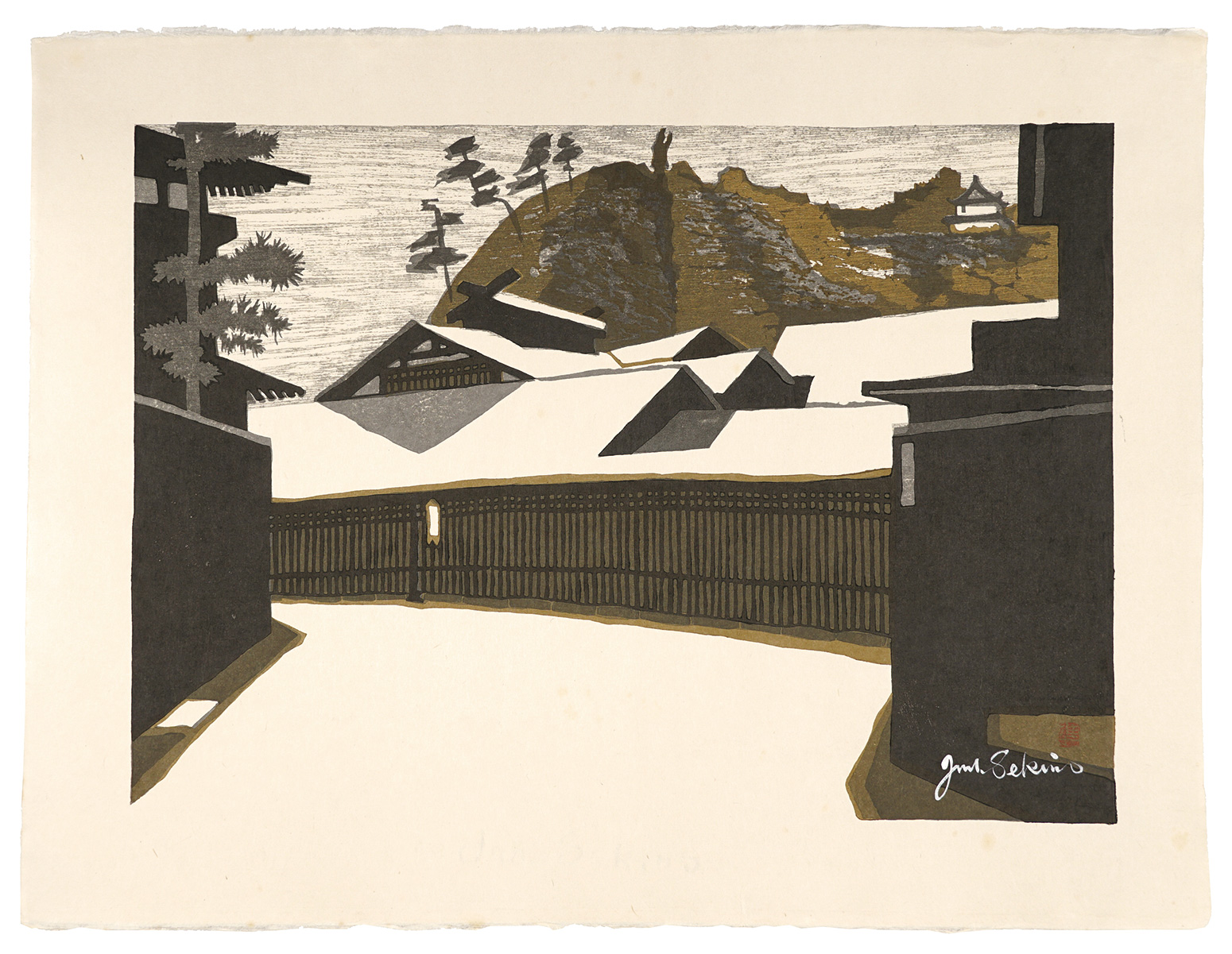 Sekino Junichiro “The Fifty-three Stations of the Tokaido / Kakegawa”