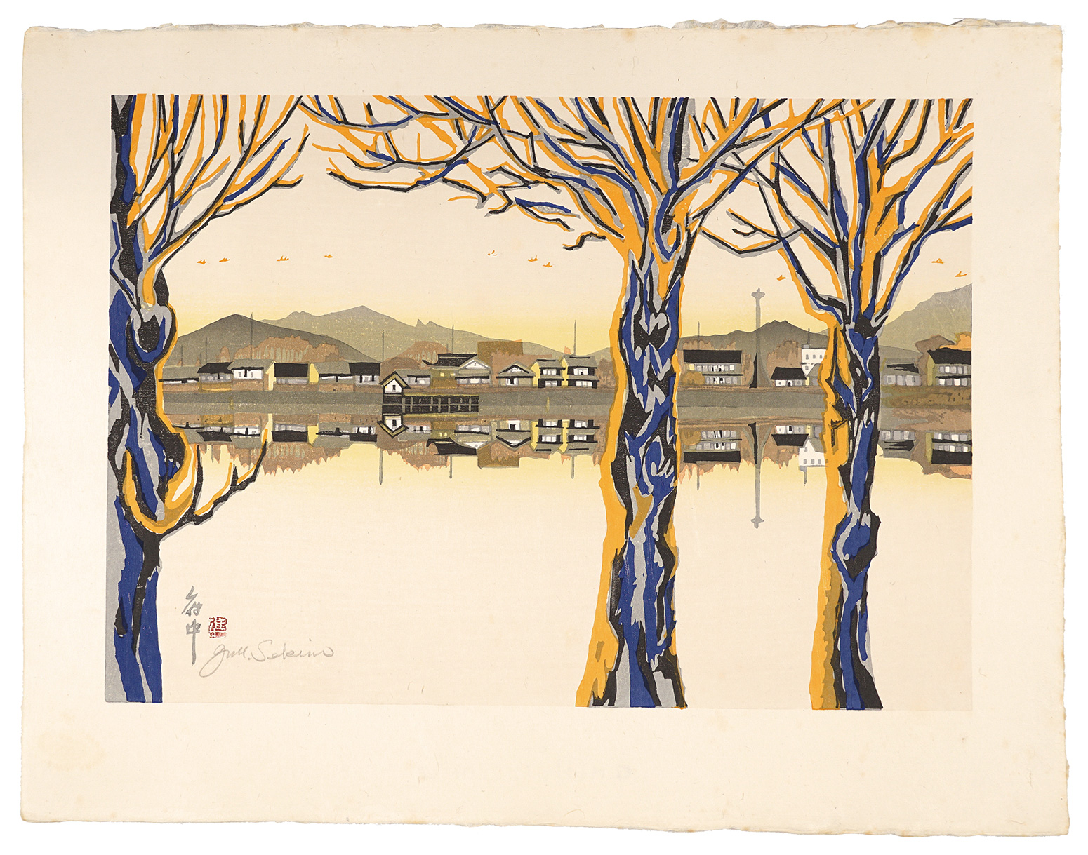Sekino Junichiro “The Fifty-three Stations of the Tokaido / Fuchu”