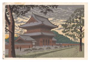 Asano Takeji / Famous Places in Tokyo / Zojoji Temple at Dusk