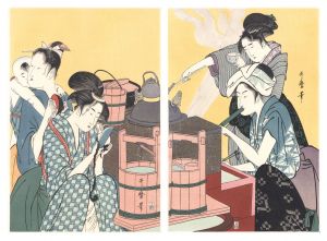 歌麿「台所【復刻版】」