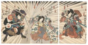 Kunisada I / Scene from a Kabuki Play [芝居絵]