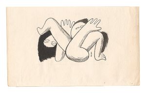 東郷青児「自筆画稿」