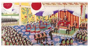 Chikuyo / The Ceremony of the Promulgation of the Constitution [憲法発布式之図]