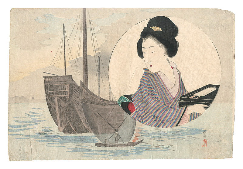 武内桂舟「木版口絵」