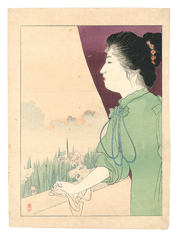 梶田半古「木版口絵」