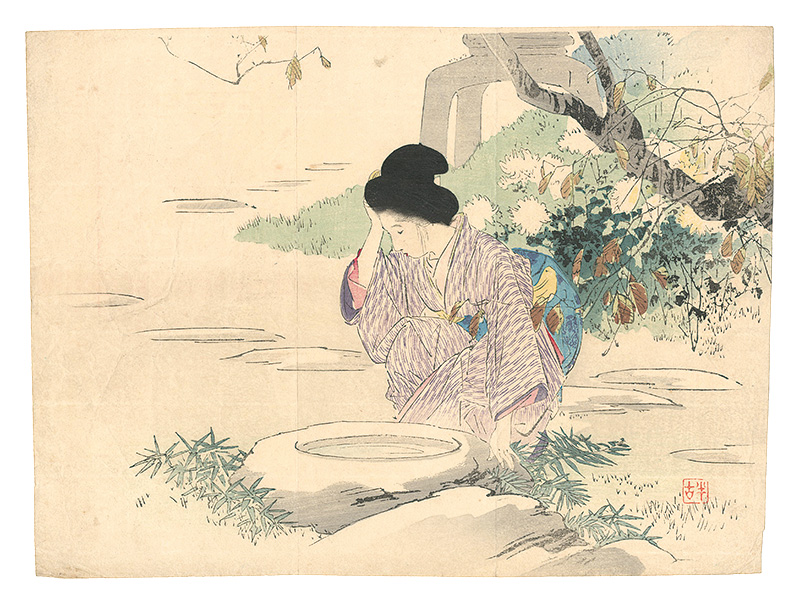 梶田半古「木版口絵」