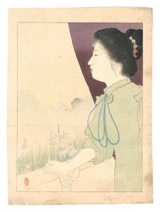 梶田半古「木版口絵」