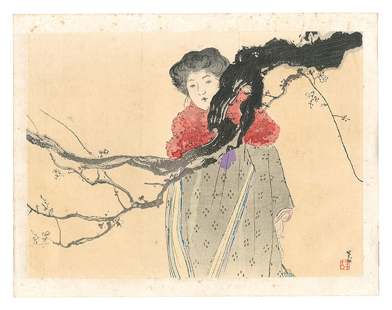 梶田半古「木版口絵」