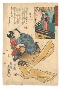Toyokuni III and Kunimasa III / The Sixty-odd Provinces of Great Japan / Yamato Province: Fox Tadanobu [大日本六十余州之内　大和 狐忠信]