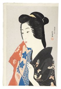 Hashiguchi Goyo / Woman Holding a Towel