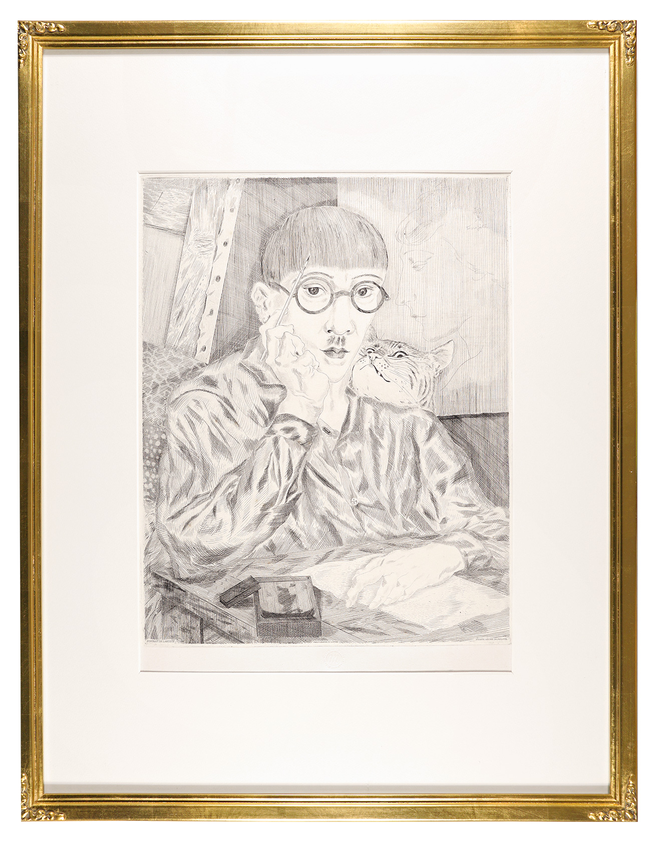 藤田嗣治（レオナール・フジタ）「自画像」