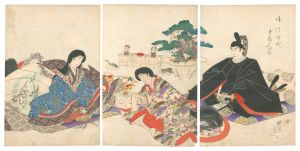 周延「徳川時代貴婦人之図」