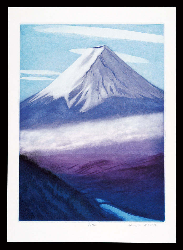 Noma Denji “Thirty-six Views of Mt. Fuji in the HEISEI period / Early Spring at Mount Fuji”
