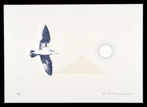 Takayanagi Hiroshi / Thirty-six Views of Mt. Fuji in the HEISEI period / Fuji with a Flying Gull