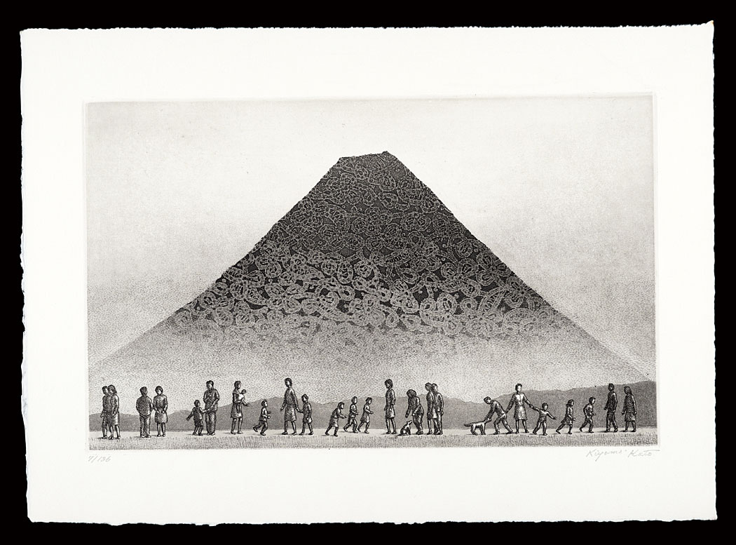 Kato Kiyomi “Thirty-six Views of Mt. Fuji in the HEISEI period / Evening View of Fuji”