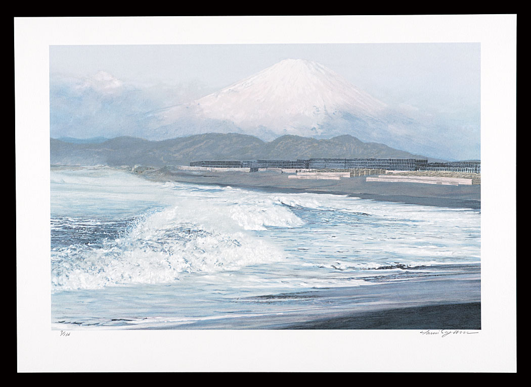Sonoyama Harumi “Thirty-six Views of Mt. Fuji in the HEISEI period / Fuji at Shonan (Chigasaki)”