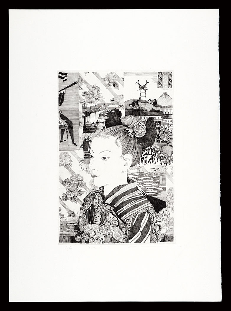 Watanabe Eiichi “Thirty-six Views of Mt. Fuji in the HEISEI period / The Blue Sky Opens, and the Way Greets the Sky”