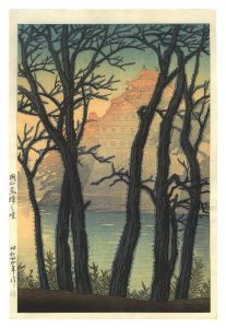 岡山烏城の暁