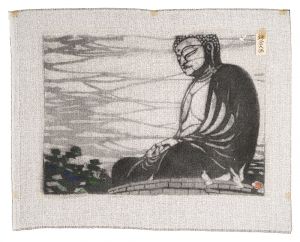 Tsuchiya Masao / Hanga New One Hundred Views of Japan / The Great Buddha at Kamakura