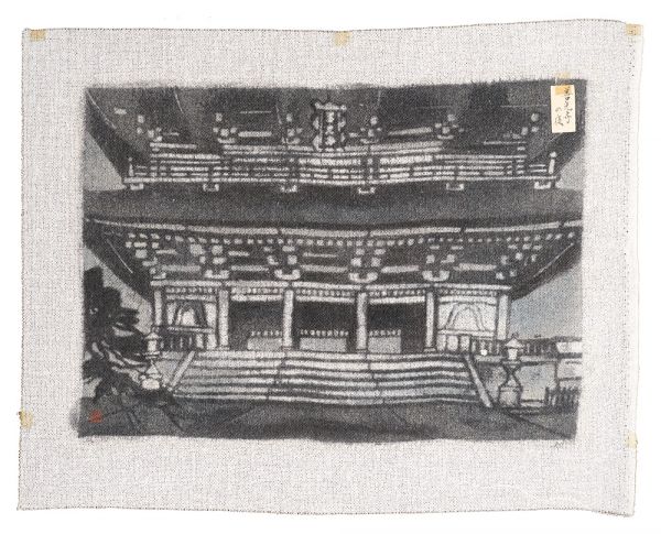 Tsuchiya Masao “Hanga New One Hundred Views of Japan / Night at the Zenko-ji Temple”