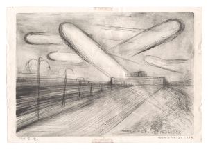 Fukamizu Shosaku / Hanga New One Hundred Views of Japan / Haneda Airport