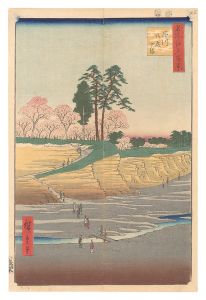 広重初代「名所江戸百景　品川御殿やま」