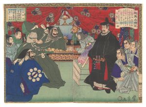 新撰太閤記　大徳寺ノ焼香
